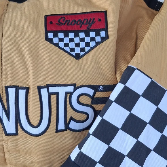 Peanuts Racing Jacket with Snoopy Patch - Picture 3 of 7